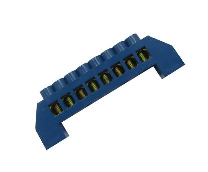 Picture of NEUTRAL BAR TERMINAL INSULATED 63A 8-POLE BLUE P/MOUNT